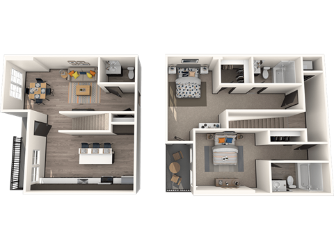 townhome B floorplan